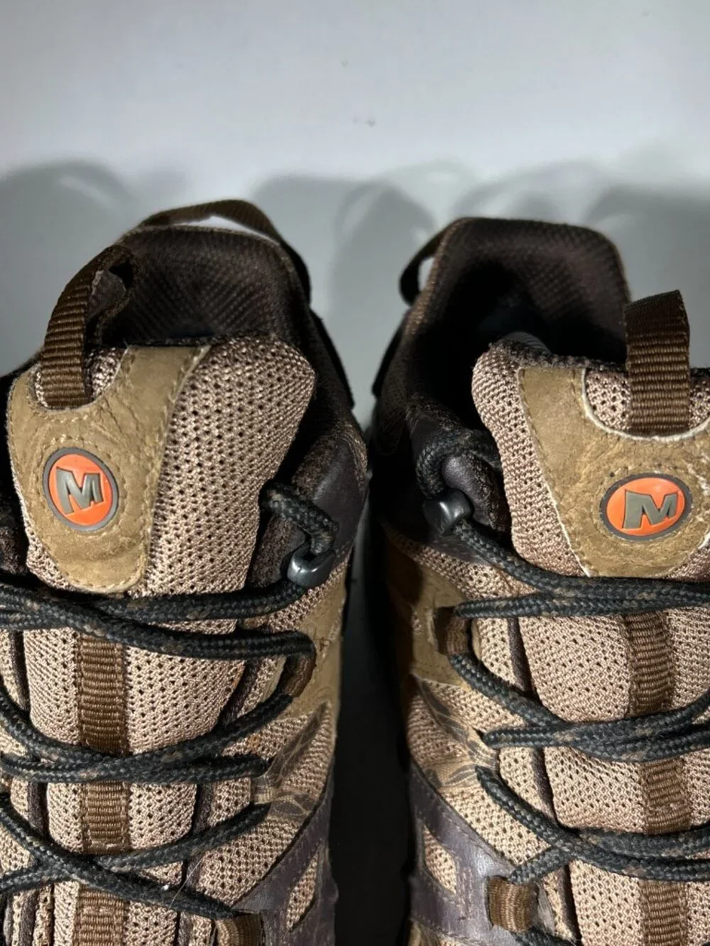 Merrell Pantheon Mens Hiking Boots Size 11 Mid Waterproof Brown Trail Sneakers